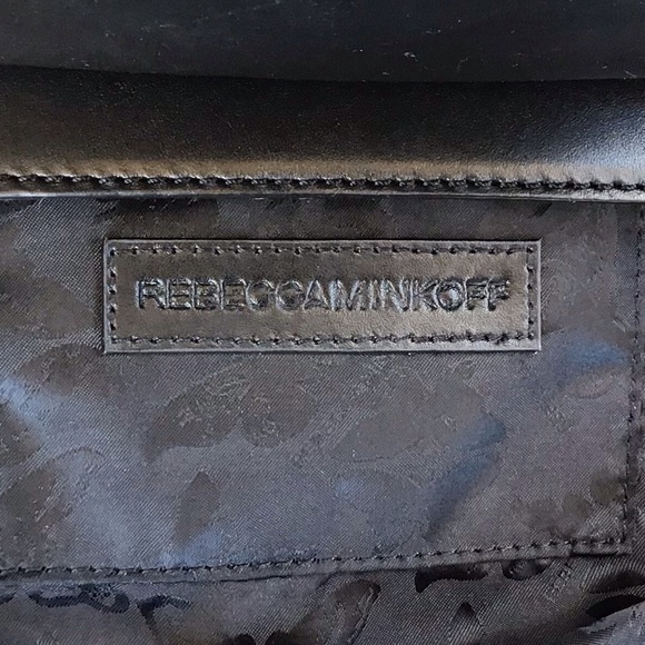 Rebecca Minkoff Black Leather Aster Saddle Bag - Picture 15 of 16